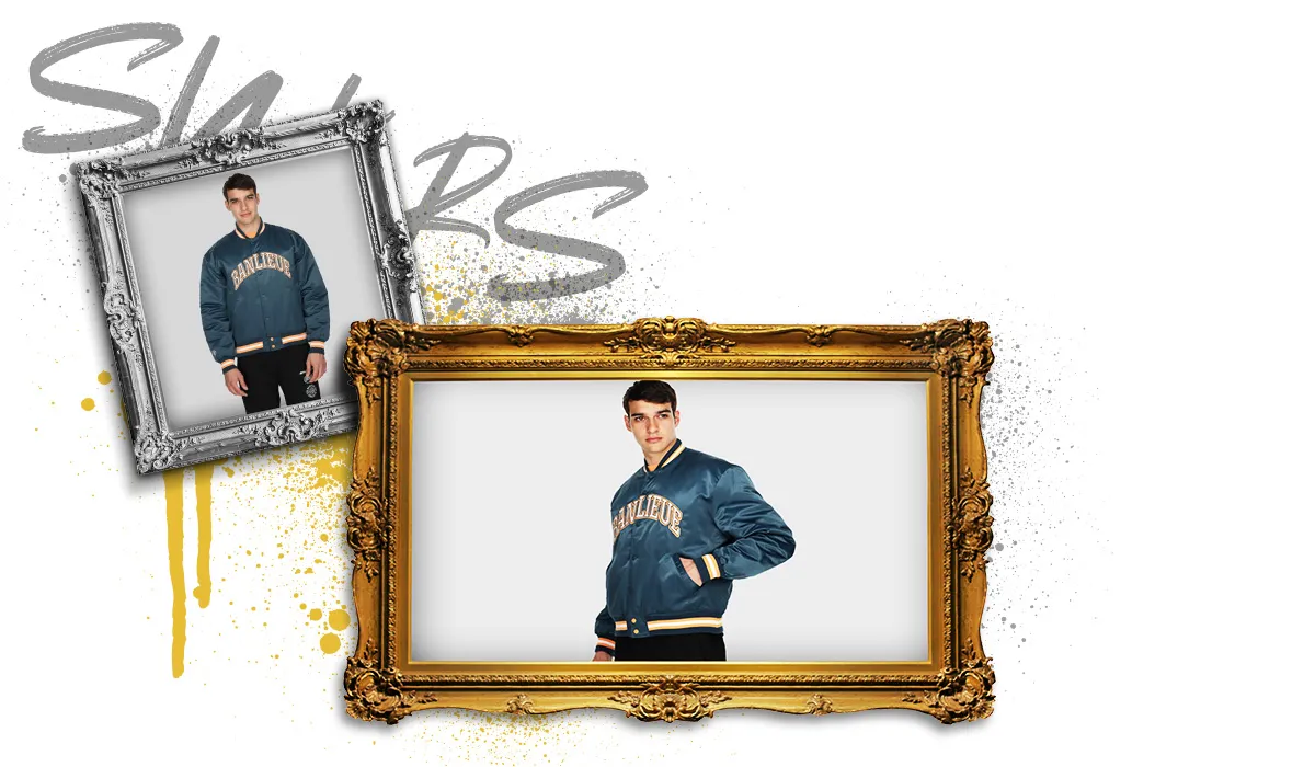 BANLIEUE – Satin Bomber Jacket